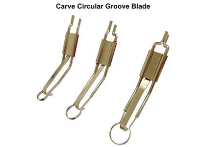Electric Hot Knife Accessories Spare Blade Alloy Blade for Cutting Hole Carve Groove Slot Tube Hole